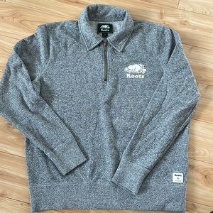 9.5/10 Roots Quarter Zip Sweat top